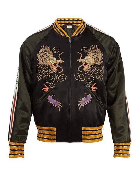 gucci mens dragon embroidered coat|where to buy gucci.